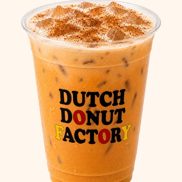 Pumpkin Chai Spice Iced Latte.