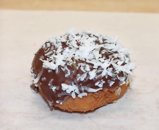 Brown Cake Choc-Coconut.