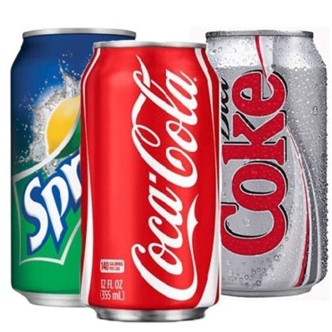 Soda Cans.