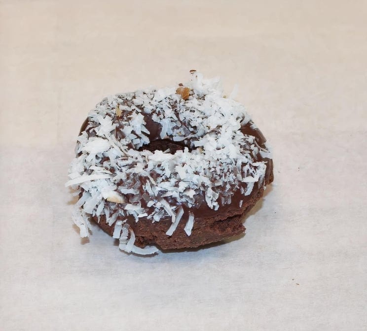 Choc-Coconut Choc-Cake.
