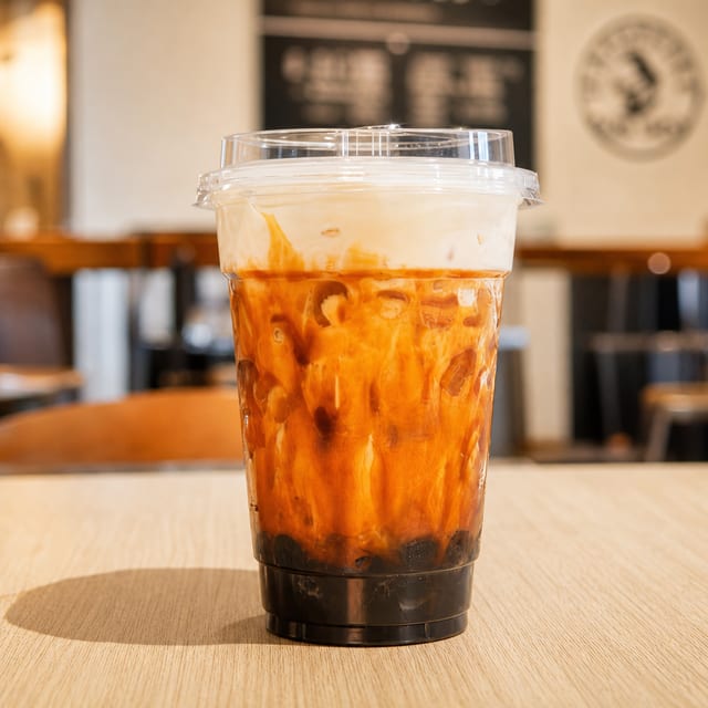 Brown Sugar Boba Fresh Milk.