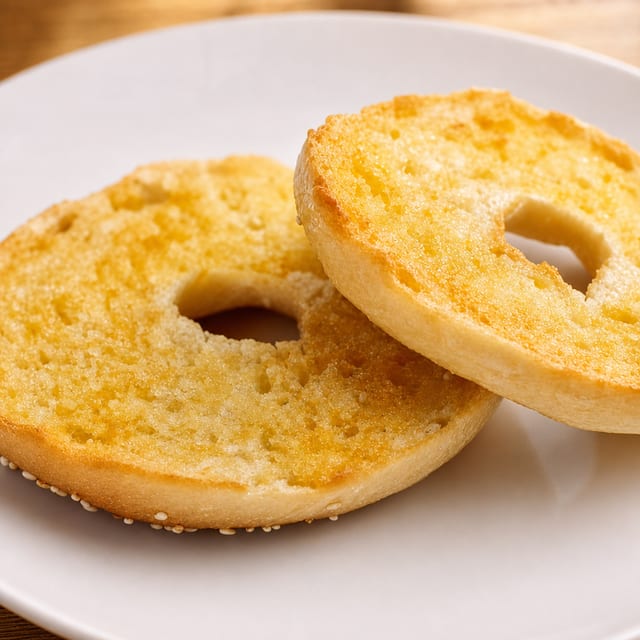 Bagel with Butter (Plain Bagel Only).