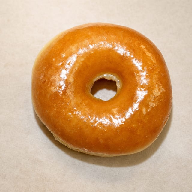 Glazed.
