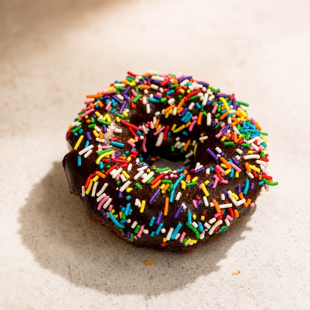 Choc-Sprinkle Choc-Cake.