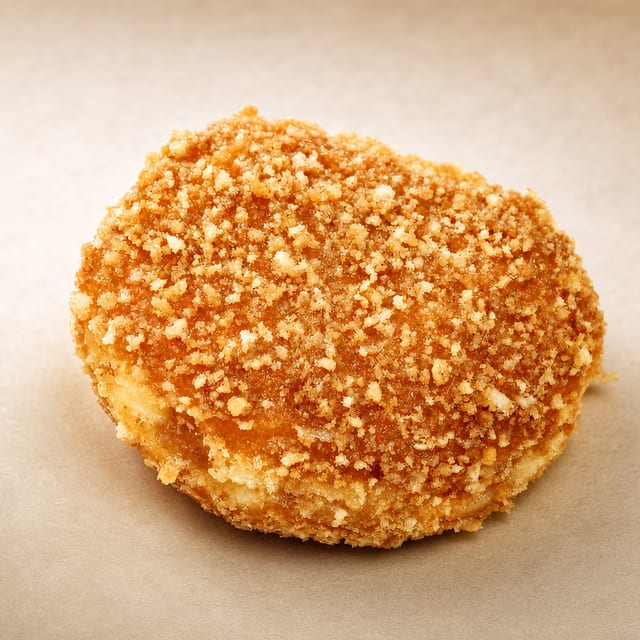 Apple Crumb Filled.