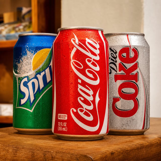 Soda Cans.