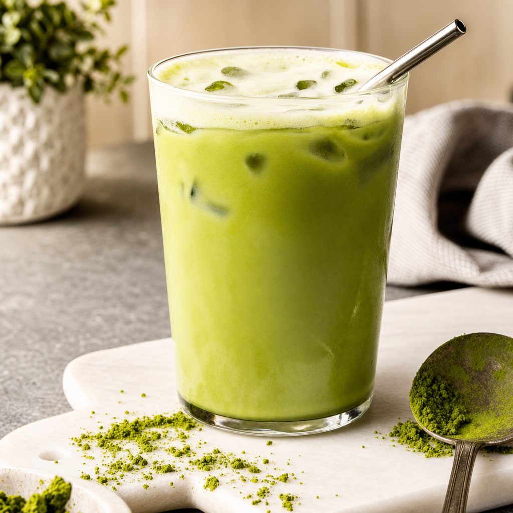 Matcha Milk Tea.