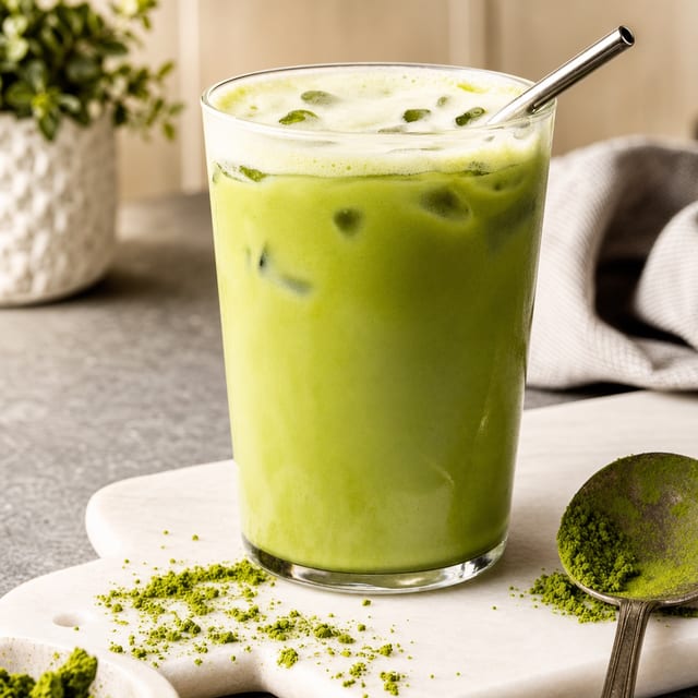 Matcha Milk Tea.