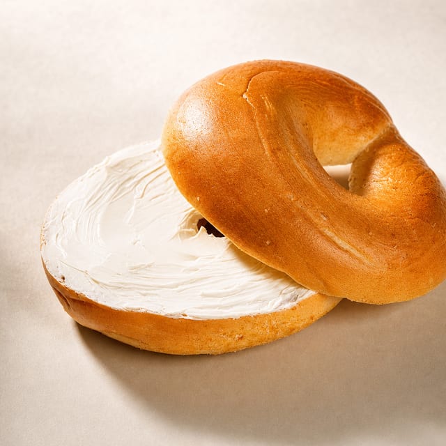 Bagel Cream Cheese (Plain Bagel Only).