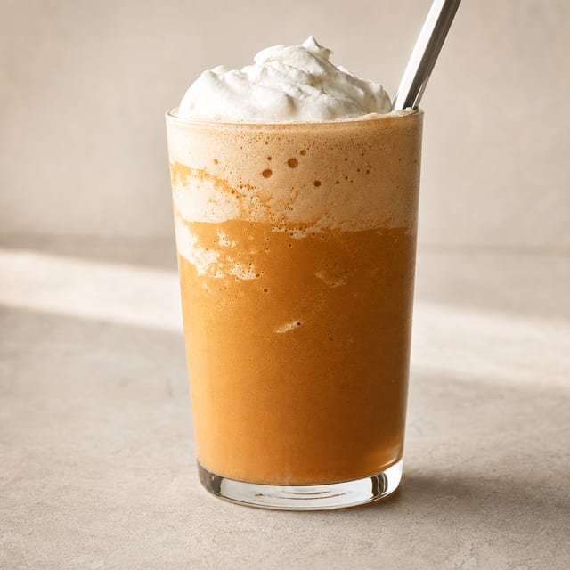 Thai Tea blended.