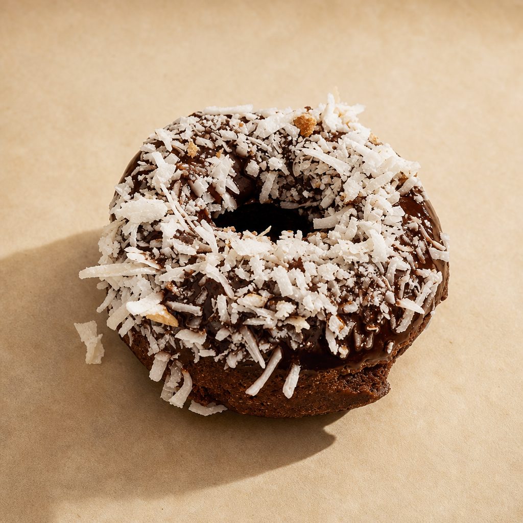 Choc-Coconut Choc-Cake.